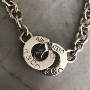 Tiffany & Co. 1837 Circle Clasp Chain Necklace